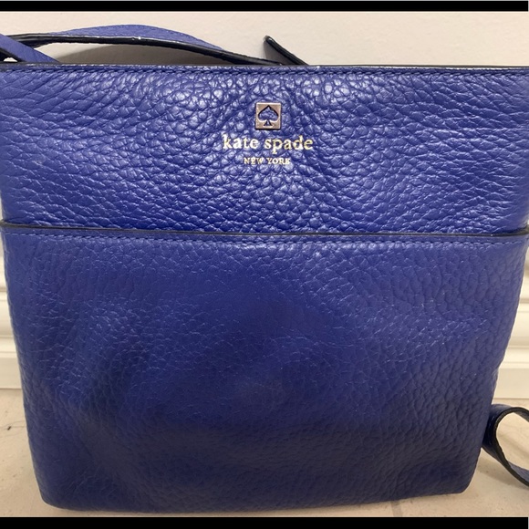 Kate Spade blue crossbody purse - Picture 2 of 7